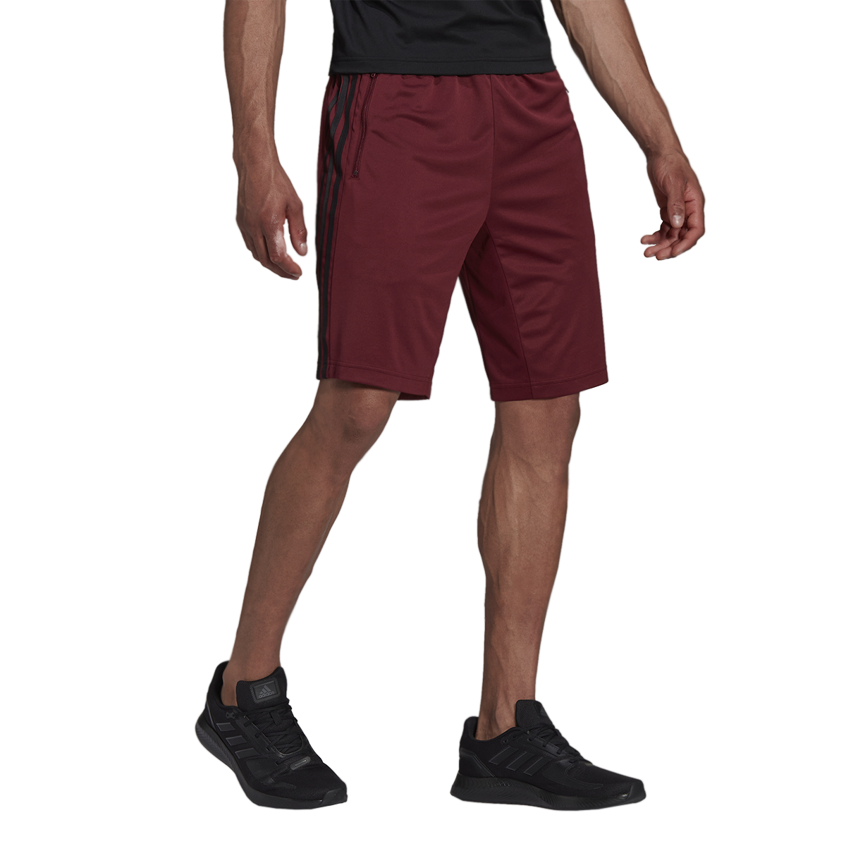 Maroon sales adidas shorts