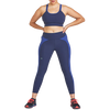 Janji Women's Groundwork Pace Sports Bra eclipse on model front