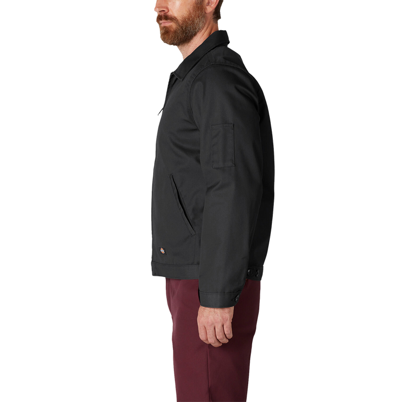 Men's Unlined Eisenhower Jacket, Dickies Men's Unlined Eisenhower Jacket BK-Black