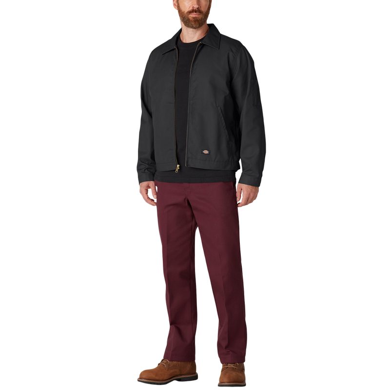 Men's Unlined Eisenhower Jacket, Dickies Men's Unlined Eisenhower Jacket BK-Black