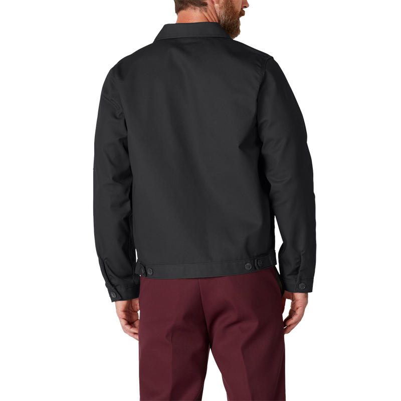 Men's Unlined Eisenhower Jacket, Dickies Men's Unlined Eisenhower Jacket BK-Black