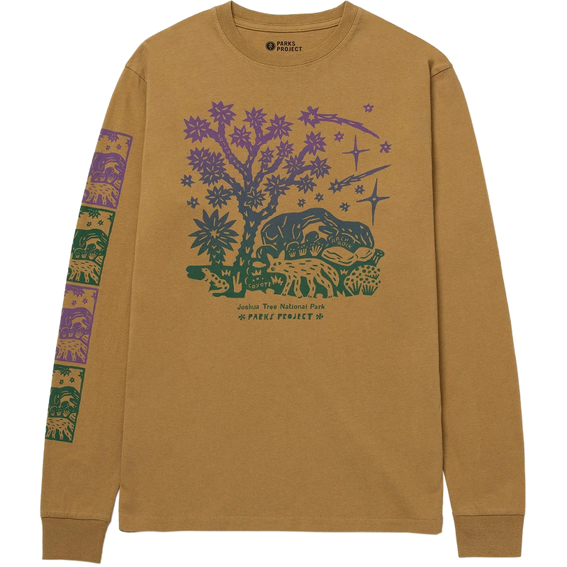Joshua Tree Woodcut Long Sleeve Tee, Featured Image