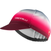 Castelli Women's Dolce Cap in 062-Light Steel Blue/Bordeaux.