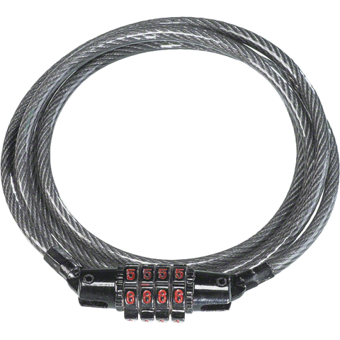 KryptoFlex Keeper 512 4-Digit Combo Cable Lock: 4' x 5mm