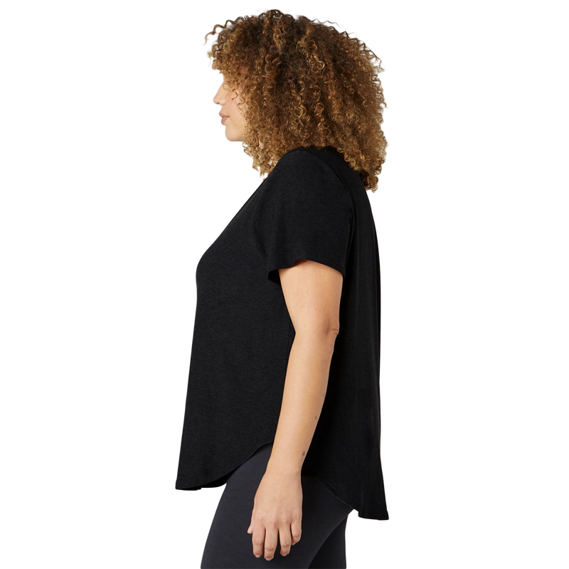 Women's On the Down Low Tee - Extended, Beyond Yoga Women's On the Down Low Tee - Extended Darkest Night