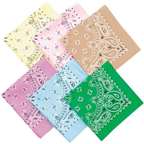 Fashion Bandanas - Light Colors