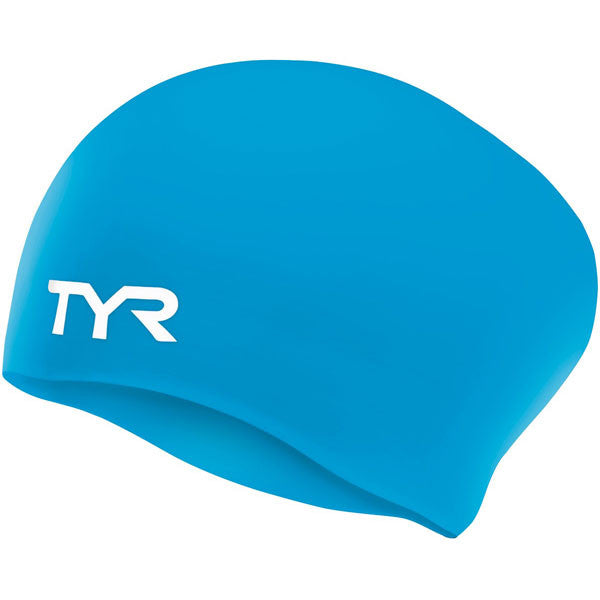 Long Hair Wrinkle-Free Cap - Blue, Featured Image