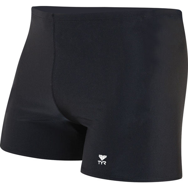 (取寄) TYR メンズ ソリッド スクエア レッグ TYR men Male Solid Square Leg Black Men's TYReco Solid Square Leg Swimsuit – Sports Basement