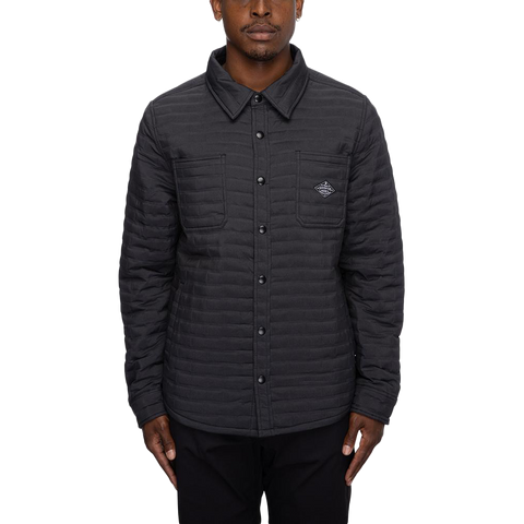 Men's Engineered Quilted Shacket