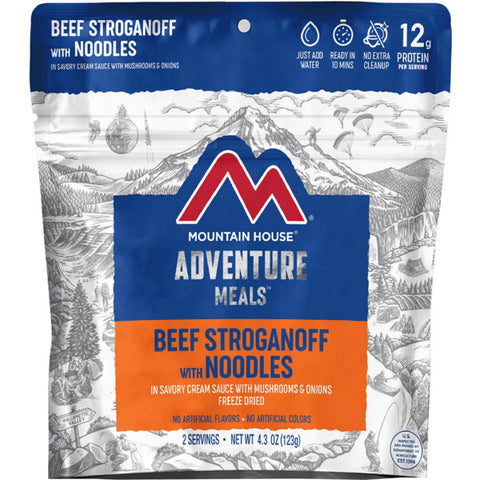 Beef Stroganoff w/ Noodles (2 Servings)