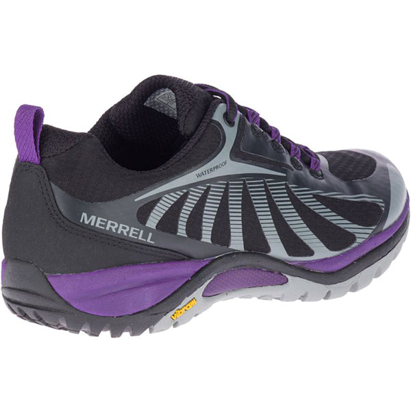 Women's Siren Edge 3 Waterproof, Merrell Women's Siren Edge 3 Waterproof Black/Acai