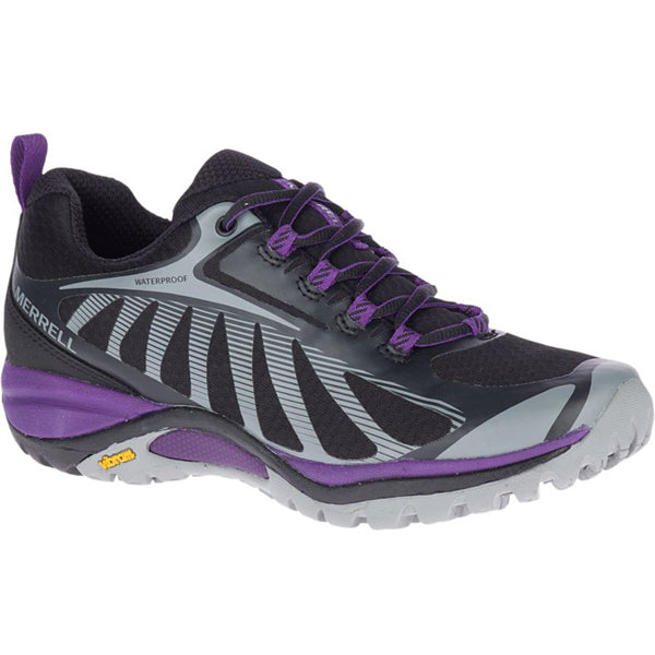 Women's Siren Edge 3 Waterproof, Merrell Women's Siren Edge 3 Waterproof Black/Acai