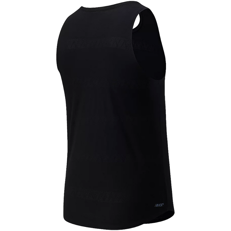Men's Q Speed Jacquard Fuel Tank, New Balance Men's Q Speed Jacquard Fuel Tank BK-Black