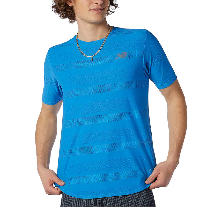Men's Q Speed Jacquard Short Sleeve, Featured Image