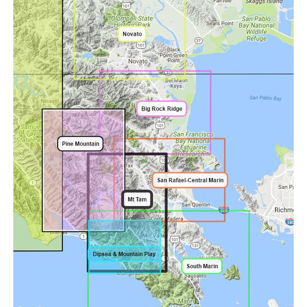 Pine Mountain, Tom Harrison Maps Pine Mountain