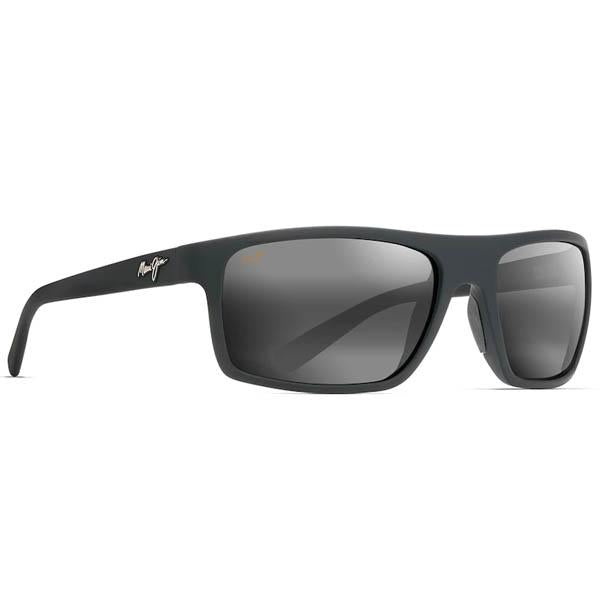 Byron Bay - Matte Black Rubber / Neutral Grey, Maui Jim Byron Bay - Matte Black / Neutral Grey