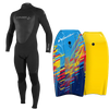 Men's Wetsuit & Bodyboard Package