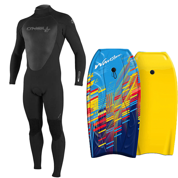 Men's Wetsuit & Bodyboard Package alternate view