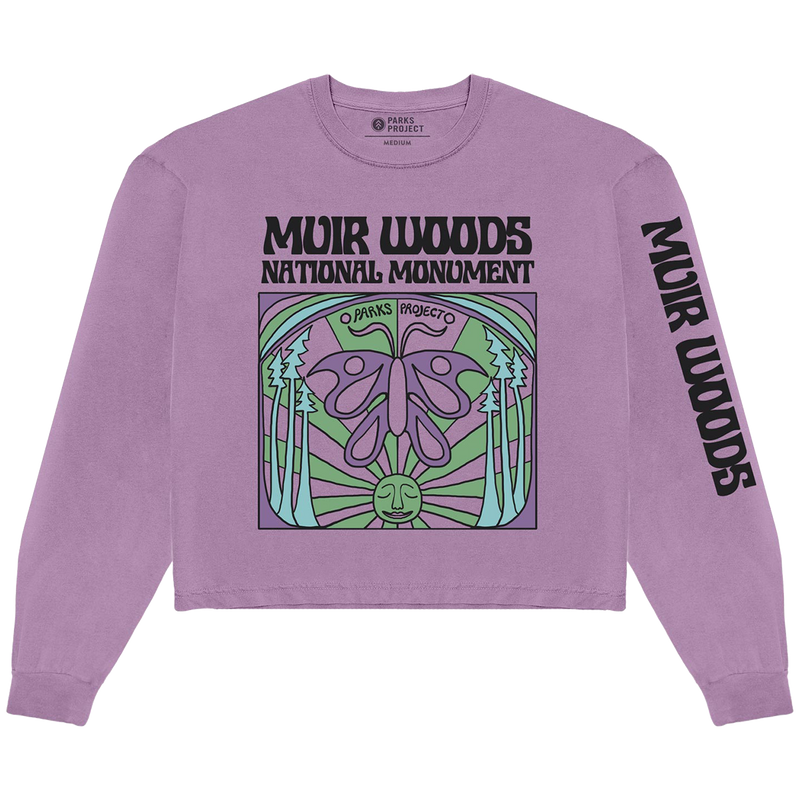 Women's Muir Woods Butterfly Long Sleeve Tee, Featured Image