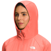 The North Face Women's Flyweight Hoodie on model