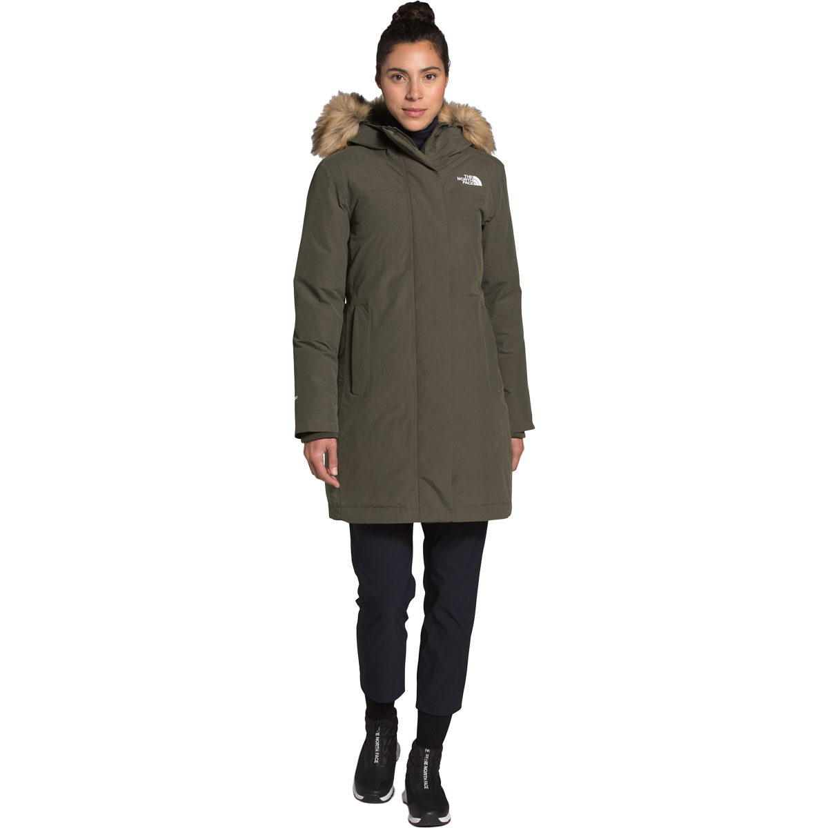 North face top arctic parka womens