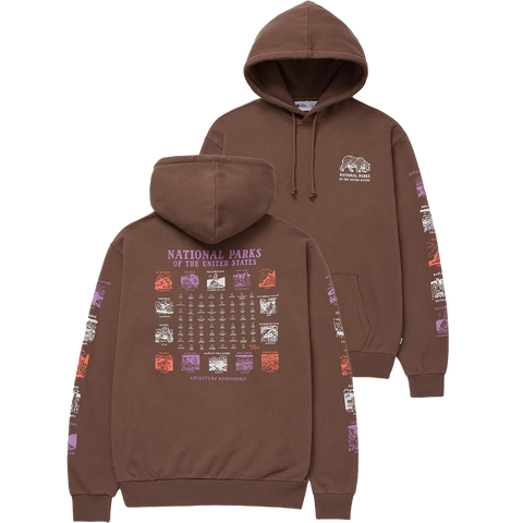 National Parks Pictograms Fill In Hoodie