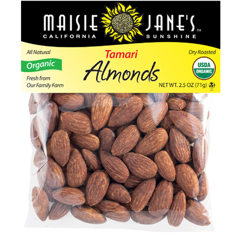 Organic Tamari Almonds - 2.5 oz