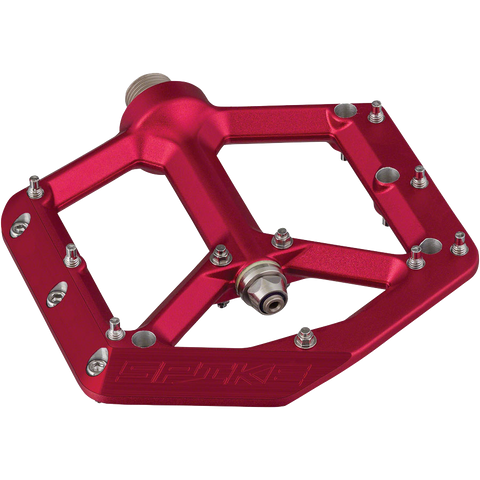 Spike Pedals Platform Aluminum 9/16 - Red