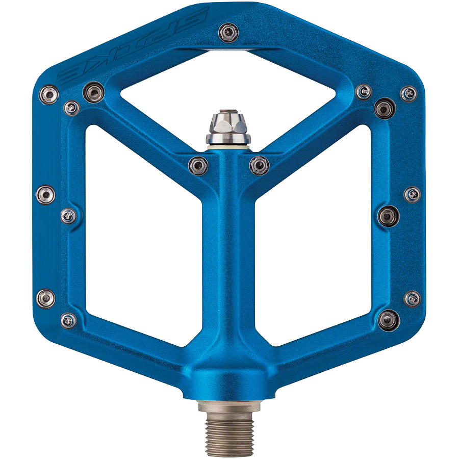 Spike Pedal Platform Aluminum 9/16 - Blue alternate view