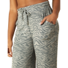 Beyond Yoga Women's High Waisted Lounge Around Cropped Sweatpants Oatmeal Tiger