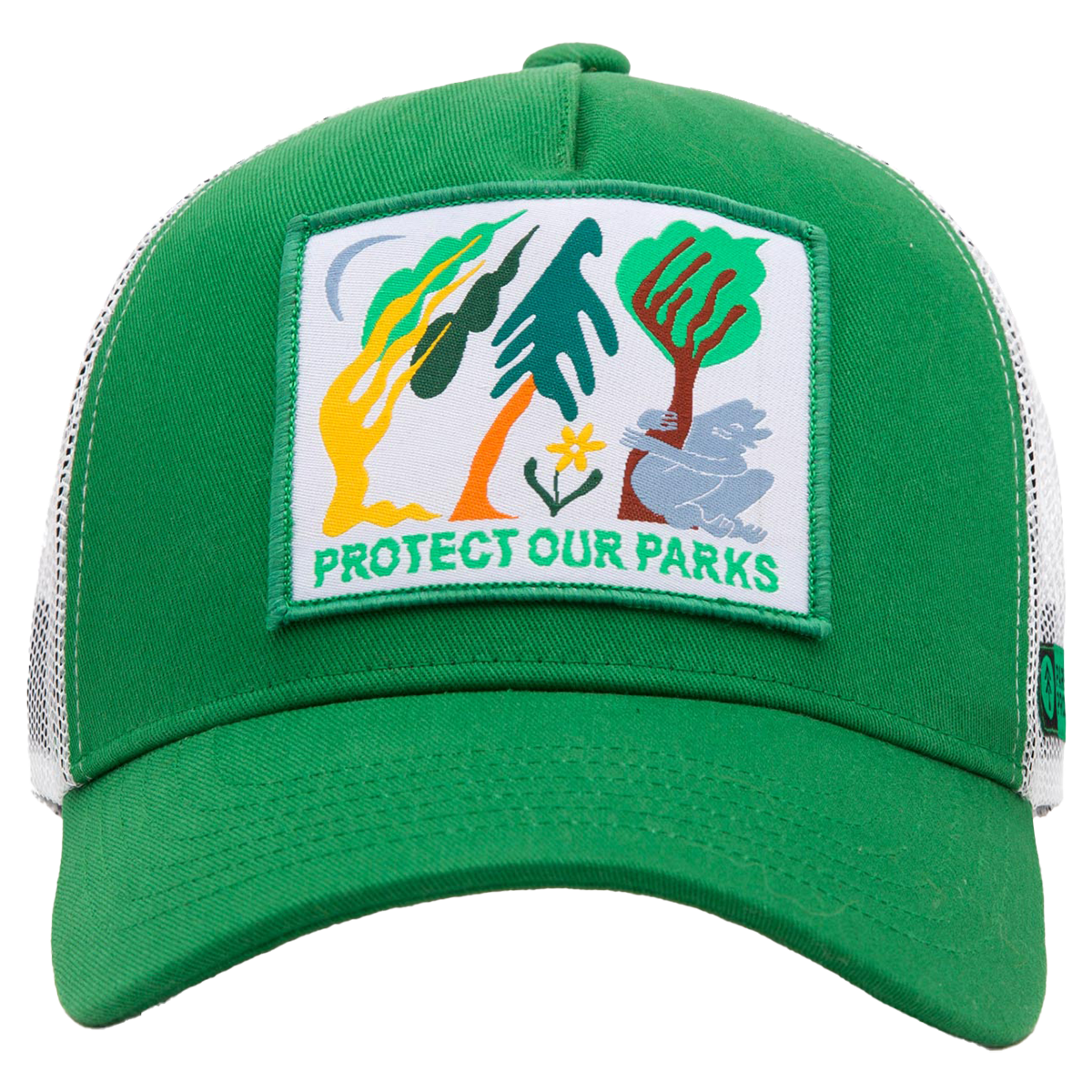 Men's Protect Our Parks Tree Hugger Trucker Hat alternate view