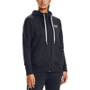 Under Armour Women's Rival Fleece Full Zip Hoodie 001-Black