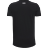 Under Armour Youth Sportstyle Left Chest Short Sleeve black back