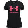 Under Armour Girls' UA Tech Sportstyle Big Logo Short Sleeve 002-Black