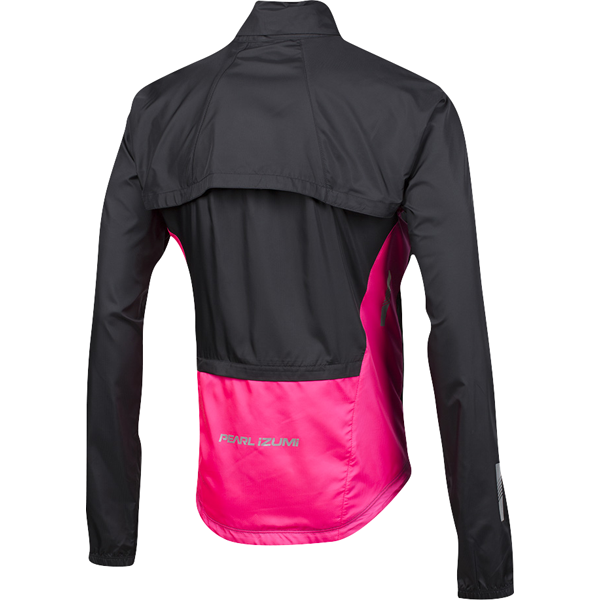 Men's Elite Barrier Convertible Jacket - Black/Screaming Pink alternate view
