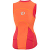 Pearl Izumi Women's Elite Pursuit Tri Sleeveless Jersey - Rouge Red/Clementine