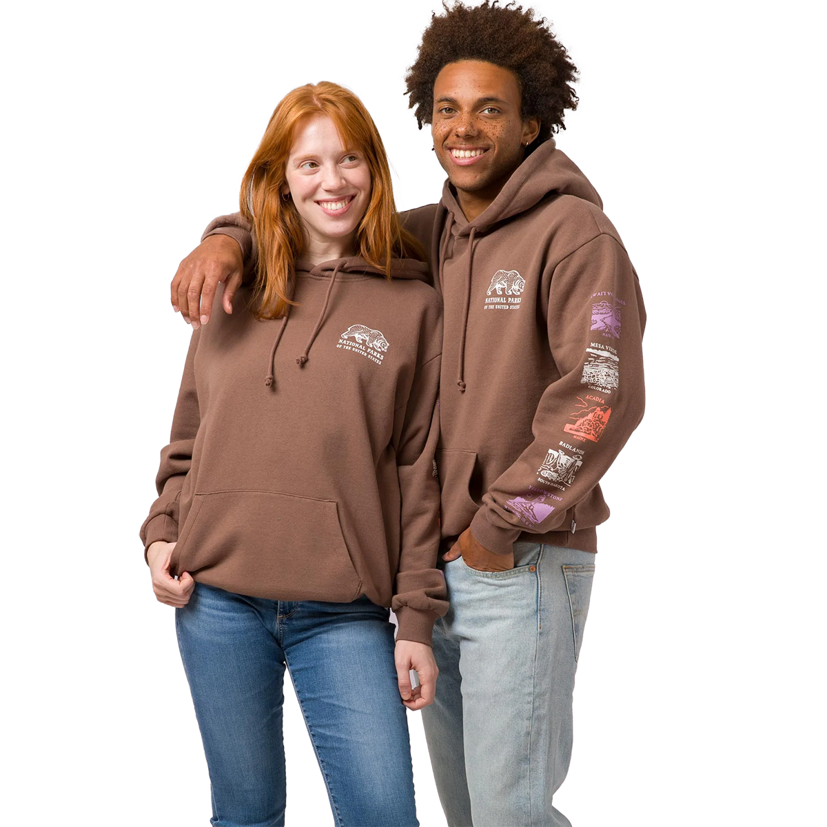 National Parks Pictograms Fill In Hoodie alternate view
