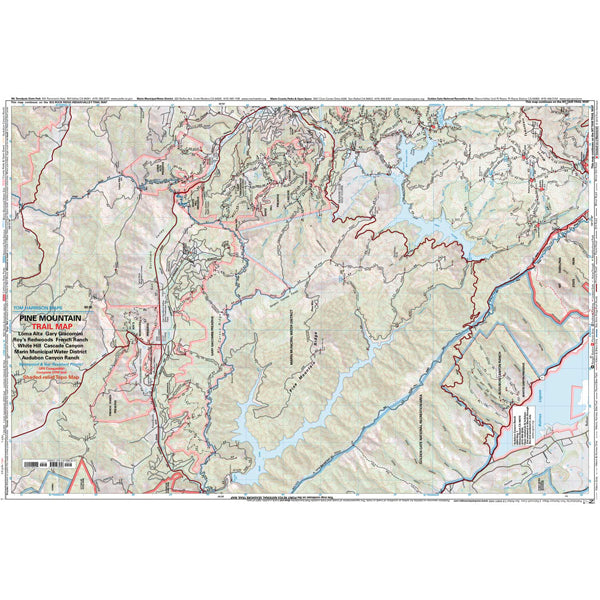 Pine Mountain, Tom Harrison Maps Pine Mountain