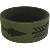 QALO Strata Arrow Ring Olive/Black