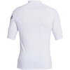 Quiksilver Men's All Time Short Sleeve UPF 50 Rash Vest WBB0-White