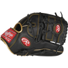 Rawlings R9 12" 2-pc Web - Right-Hand Throw Black