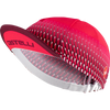 Castelli Women's Climber's Cap in 011-Raspberry/White Bordeaux.