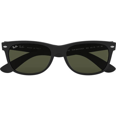 Ray ban wayfarer leather black hot sale