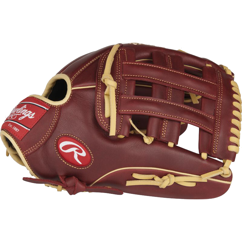 Sandlot Series 12.75" Pro-H Web LHT Glove, Rawlings Sandlot 12.75" H Web - Left-Hand Throw