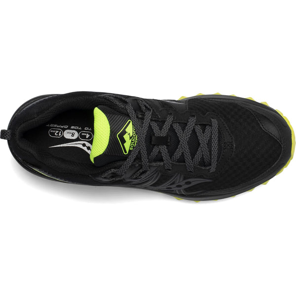 Men's Excursion TR14 GTX, Saucony Men's Excursion TR14 GTX 1-Black/Citron