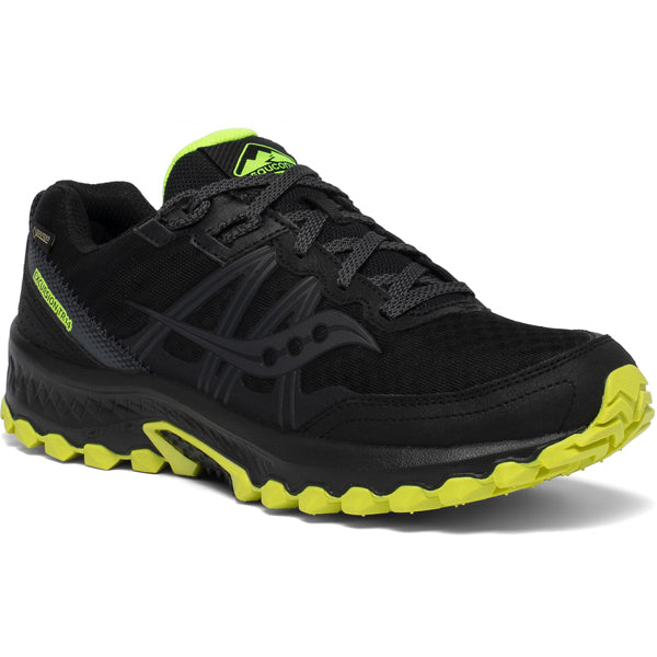 Men's Excursion TR14 GTX, Saucony Men's Excursion TR14 GTX 1-Black/Citron
