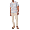 Faherty Men's Good Feather Short Sleeve Shirt Morning Star Serape Alt View Full Model