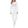 Spiritual Gangster Women's Happy Crop Sweatshirt Stone Alt View Model