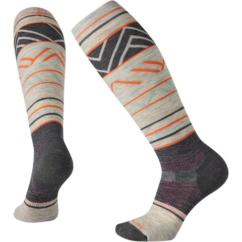 Women's Snow Targeted Cushion Pattern Over the Calf Socks