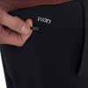 Vuori Men's Sunday Performance Short BLK-Black Alt View Zip Rear